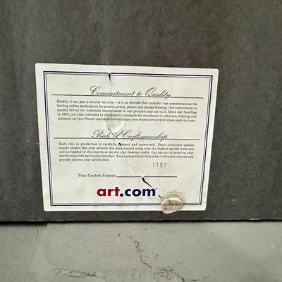 2 ABSTRACT WALL ART PIECES W/MUSIC THEME