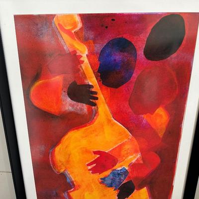 GIL MAYERS DOUBLE BASS, TRIPLE HEAD WALL ART