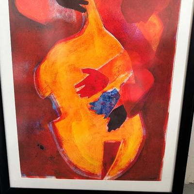 GIL MAYERS DOUBLE BASS, TRIPLE HEAD WALL ART