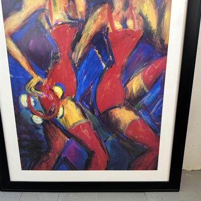 TAMBOURINE TWINS WALL ART BY GINA BERNARDINI