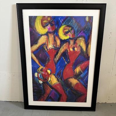TAMBOURINE TWINS WALL ART BY GINA BERNARDINI