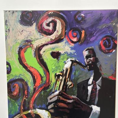 "SAXIFIED" BY CHARLY PALMER & SIGNED MAURICE EVANS "MO SAX"