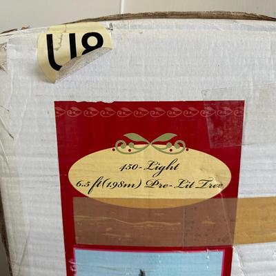 6 1/2 FOOT PRE-LIT ARTIFICIAL TREE