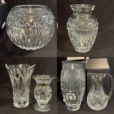 Glenfall, Pompeii Vases, Innisfree Pitcher & More - All Waterford Crystal (G-RG)