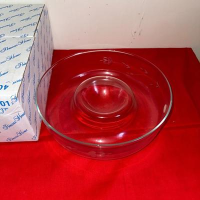 PRINCESS HOUSE CRYSTAL CHIP & DIP PLUS SALT/PEPPER SHAKERS