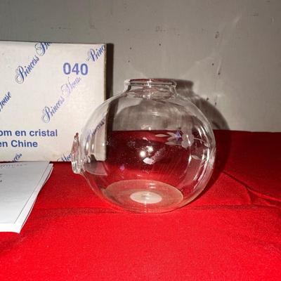 PRINCESS HOUSE CRYSTAL PLANT STARTING VASES AND OIL LAMPS