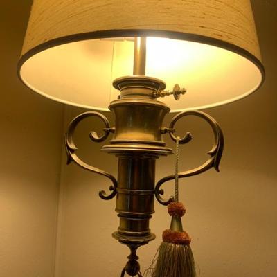 Vintage swag lamp