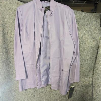 Terry Lewis Leather Jacket Size 2X