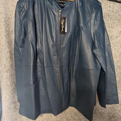 Maggie Barnes Leather Jacket Size 4X