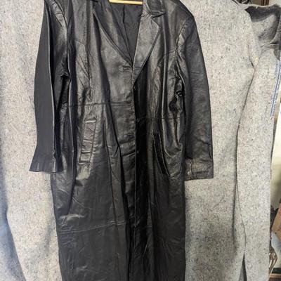 Leather Newport New Long Jacket Size 3X