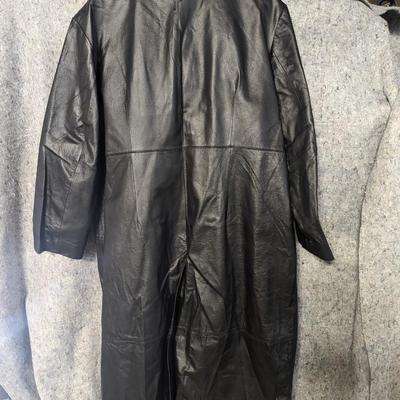 Leather Newport New Long Jacket Size 3X