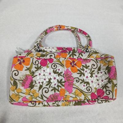 Vera Bradley Tea Garden Purse Handbag With Strap
