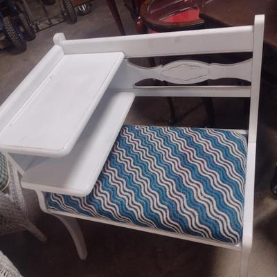 Vintage Phone Table Bench
