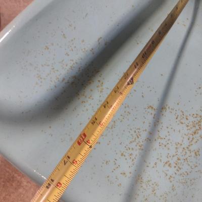 Pair of Metal Shell Back Patio Chairs