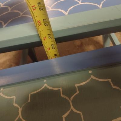 Solid Wood Shabby Chic Nesting Tables