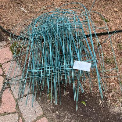 Wire paneled fencing