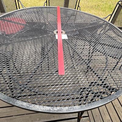 Bistro sized patio table set