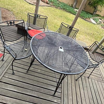 Bistro sized patio table set