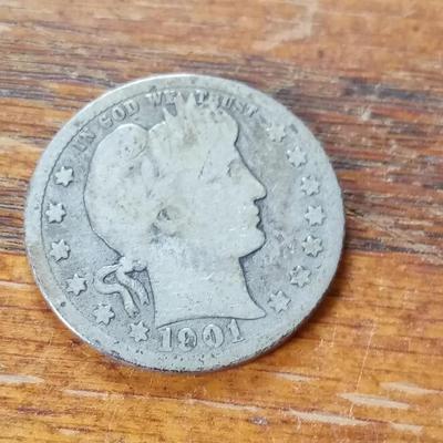 LOT 58 EARLY SILVER US QUARTER