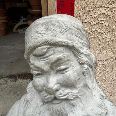 Cement Snowman & Santa