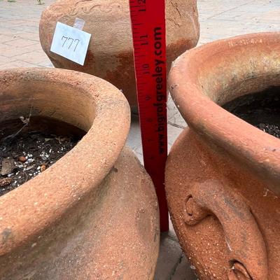 3 Fun Terra Cotta pots