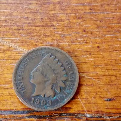 LOT 61 INDIAN HEAD PENNY