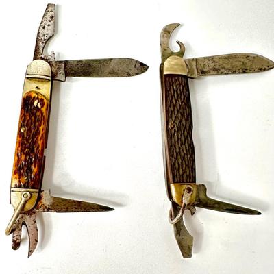 Vintage Boy Scout Pocket Knife Lot
