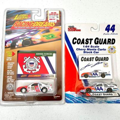 Lot of 9 U.S. Coast Guard Johnny Lightening and Racing Champion Toy Race Cars - New in Package