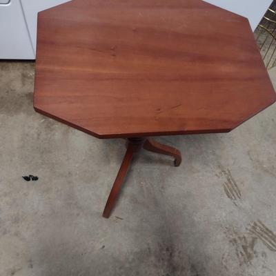 Solid Wood Accent Table- Approx 15" x 20" x 28" Tall