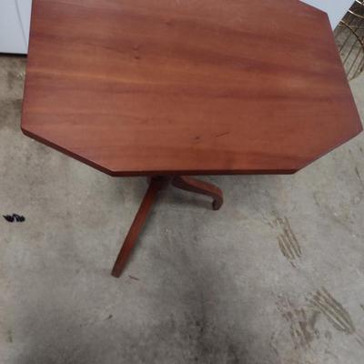 Solid Wood Accent Table- Approx 15" x 20" x 28" Tall