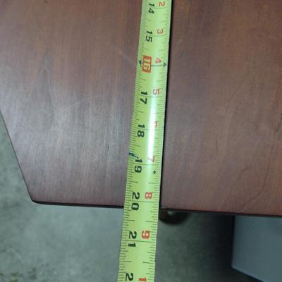 Solid Wood Accent Table- Approx 15" x 20" x 28" Tall
