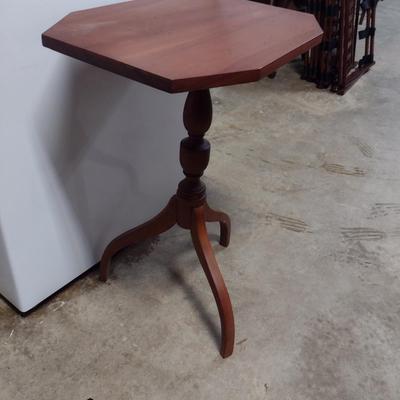 Solid Wood Accent Table- Approx 15" x 20" x 28" Tall