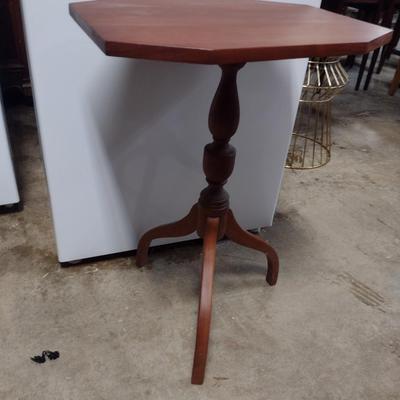 Solid Wood Accent Table- Approx 15" x 20" x 28" Tall