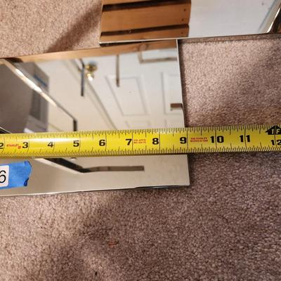 Lot of 6 Heavy Chrome Metal Adjustable Purse Display Holder Hanger