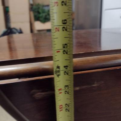 Wooden Drop Leaf Side/Accent Table