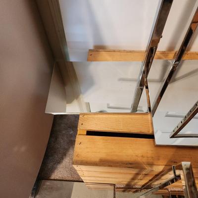 Lot of 6 Heavy Chrome Metal Adjustable Purse Display Holder Hanger 6"x9" base