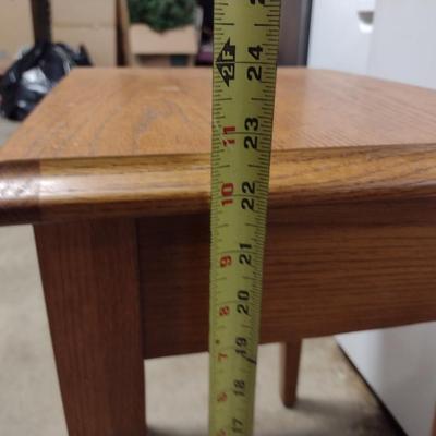 Wooden Side/Accent Table- Approx 14" x 18" x 22 1/2" Tall
