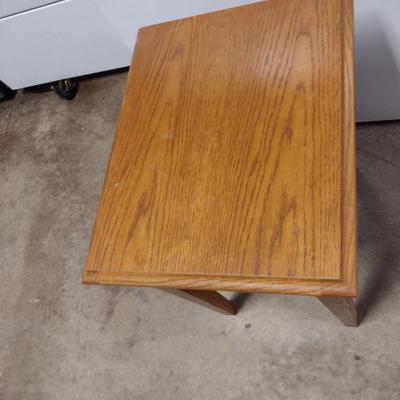 Wooden Side/Accent Table- Approx 14" x 18" x 22 1/2" Tall
