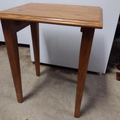 Wooden Side/Accent Table- Approx 14" x 18" x 22 1/2" Tall