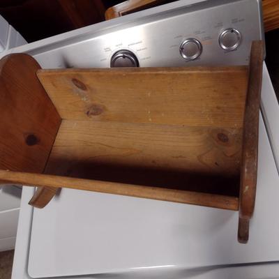 Wooden Rocking Doll Cradle- Approx 18" Long