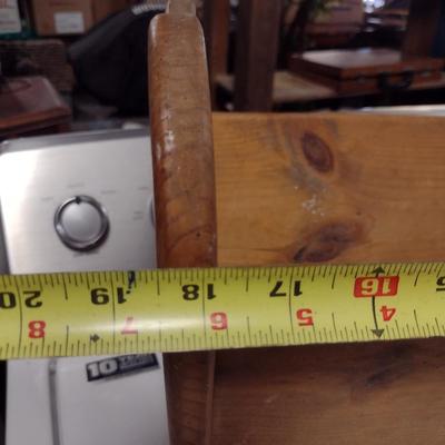 Wooden Rocking Doll Cradle- Approx 18" Long
