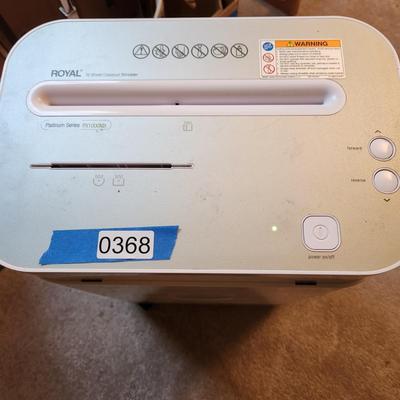 Royal Paper CD DVD Disc Credit Card Diskettes Shredder