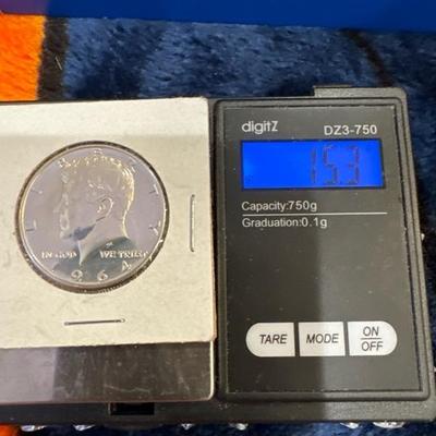 1964 Kennedy Half Dollar XVF U S coin