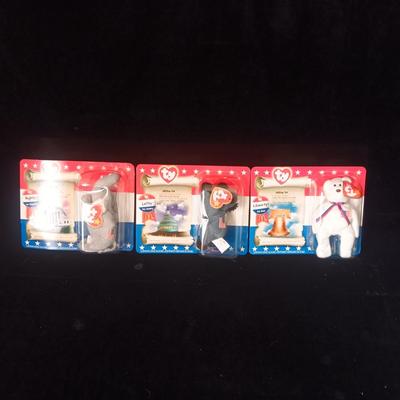 MCDONALD'S BEANIE BABIES "RIGHTY, LEFTY AND LIBEARTY"