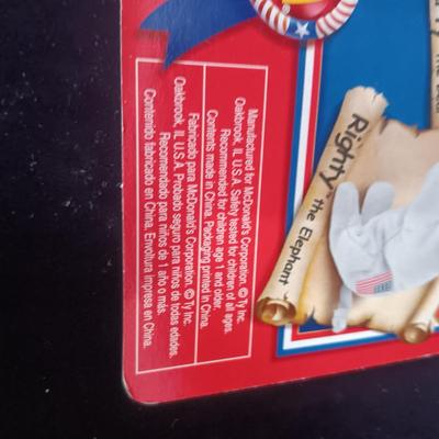 MCDONALD'S BEANIE BABIES "RIGHTY, LEFTY AND LIBEARTY"