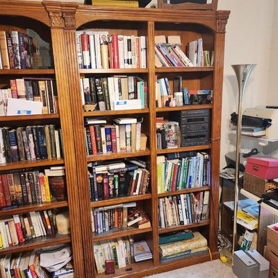 Broadmoore Lighted Bookshelves 48" x84"x13"