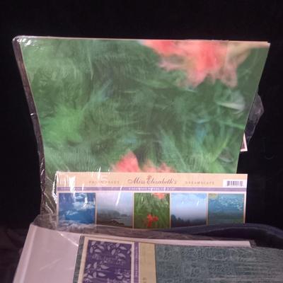 A GOOD VARIETY OF SCRAP BOOKING PAPER