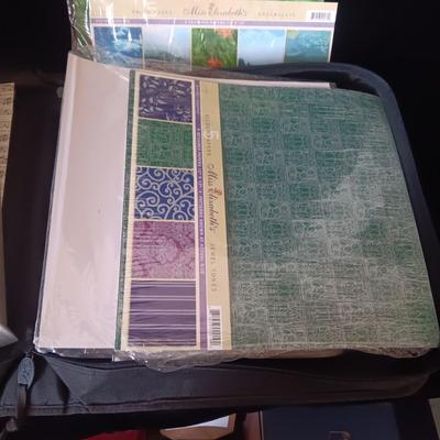 A GOOD VARIETY OF SCRAP BOOKING PAPER
