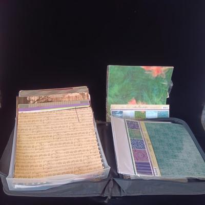 A GOOD VARIETY OF SCRAP BOOKING PAPER