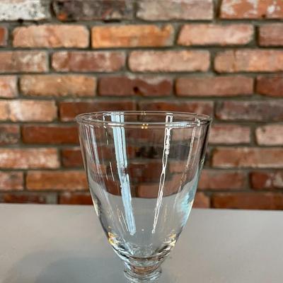 Vintage Set of 8 Clear Glasses